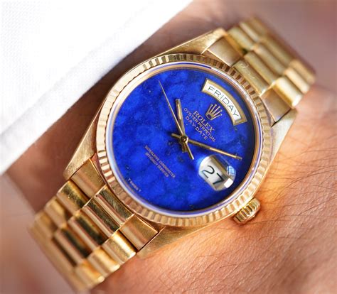 rolex oyster perpetual day date deutsch lapislazuli|Rolex Day-Date chart.